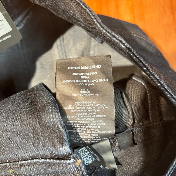 NEW G-STAR RAW Lynn D-Mid Super Skinny Jeans Women's 25 x 30 Rinsed Ultimate C15 - Picture 5 of 8